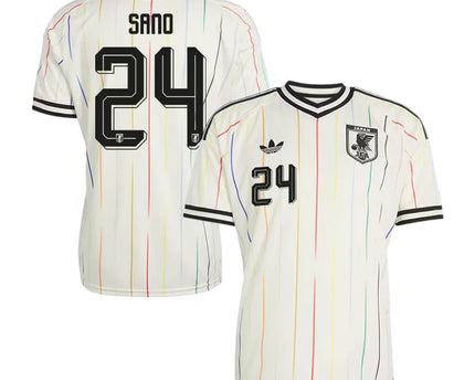 Kaishu Sano Japan National Team 2026 Personalized Away Jersey – White