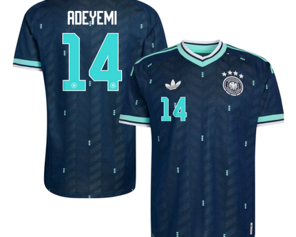Karim Adeyemi Germany National Team World Cup 2026 Away Jersey - Navy