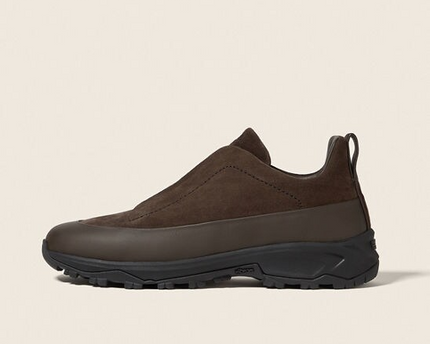 Men's Zegna Triple Stitch™ Monte Dark Brown Sneakers