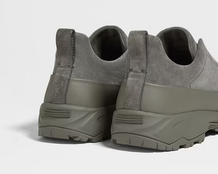 Men's Zegna Triple Stitch™ Monte Grey Sneakers