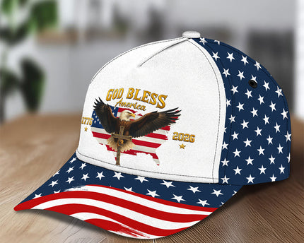 Personalized US Eagle 250 Years Of Freedom 1776 - 2026 Classic Cap