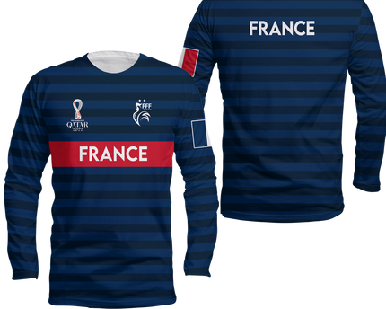 France Football World Cup 2022 Long Sleeve Shirt