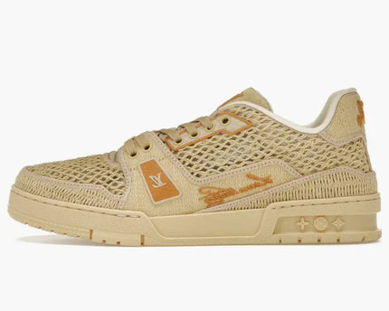Men's Louis Vuitton Trainer Beige Sneakers