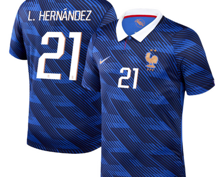 Lucas Hernandez France National Team 2026 Home Jersey - Blue