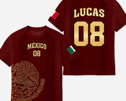 Mexico National Team Soccer Jersey with Name - Custom Soccer Gifts
