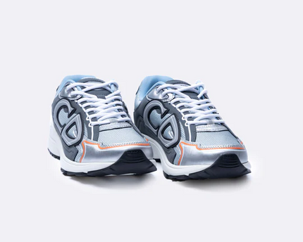 Men's Dior x Stone Island B30 Grey Silver Sneakers