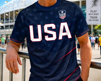 Personalized USA Soccer Jersey Custom Name Gift for Soccer Fans