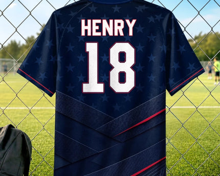 Personalized USA Soccer Jersey Custom Name Gift for Soccer Fans