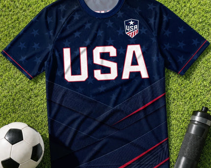 Personalized USA Soccer Jersey Custom Name Gift for Soccer Fans