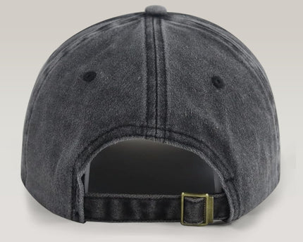 Custom Photo Dog Cat - Dog Mom Cat Mom Washed Denim Baseball Cap