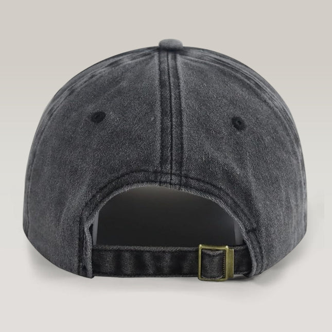 Custom Photo Dog Cat - Dog Mom Cat Mom Washed Denim Baseball Cap