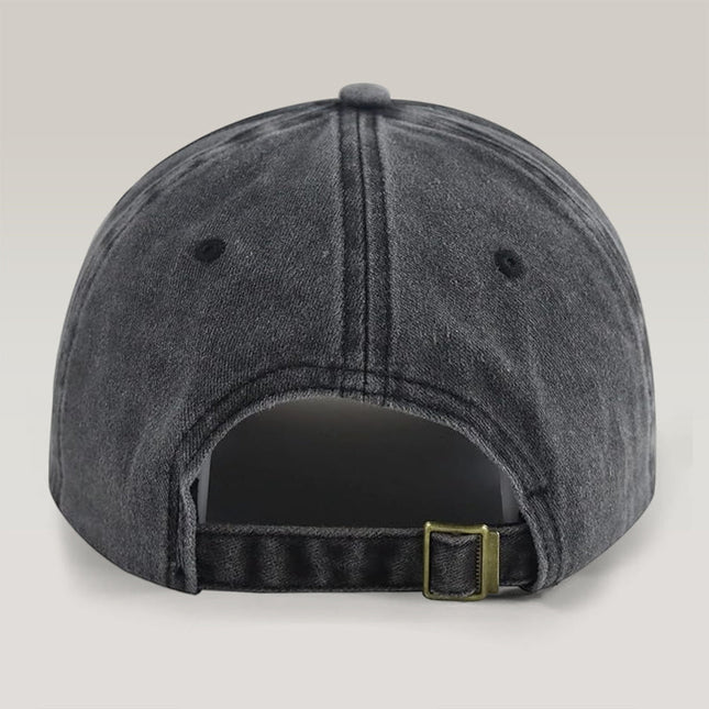 Personalized My Favorite People Call Me Daddy Vintage Washed Denim Baseball Cap