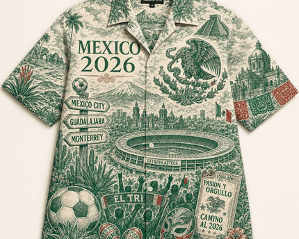Mexico El Tri World Cup 2026 Limited Edition Hawaiian Shirt