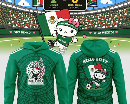 Mexico Soccer x Hello Kitty World Cup 2026 Limited Edition Hoodie