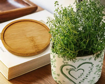Mom Grandma Sweethearts - Personalized Ceramic Plant Pot