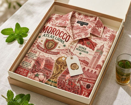 Morocco Atlas Lions World Cup 2026 Limited Edition Hawaiian Shirt