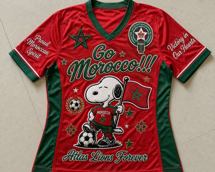 Morocco x Snoopy World Cup 2026 Limited Edition Jersey