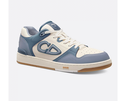 Men's Dior B57 Low-Top Blue and Cream Sneakers