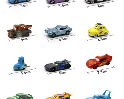 Cars 3 Lightning Mcqueen Toys Mater Model Collection 1:55 Diecast Vehicles Alloy Car Toy For Children Gifts
