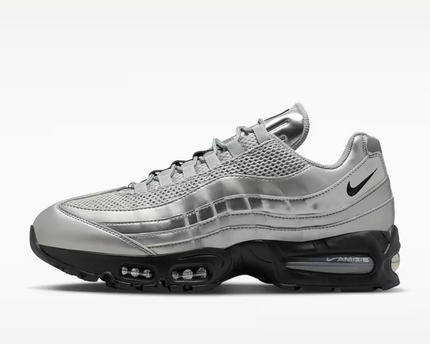 Men's Nike Air Max 95 Metallic Silver Shoes