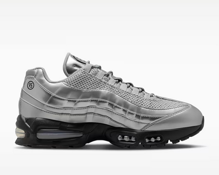 Men's Nike Air Max 95 Metallic Silver Shoes