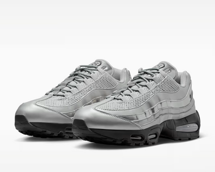 Men's Nike Air Max 95 Metallic Silver Shoes