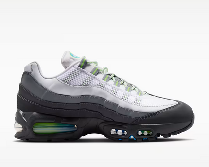 Men's Nike Air Max 95 Black Action Green Shoes