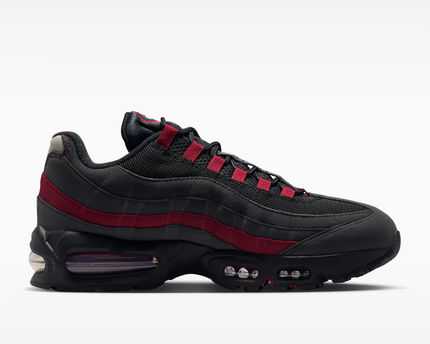 Men's Nike Air Max 95 Black Team Crimson Shoes