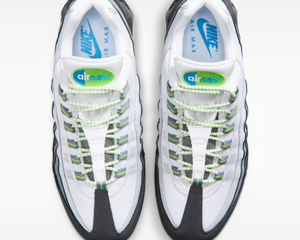 Men's Nike Air Max 95 Black Action Green Shoes
