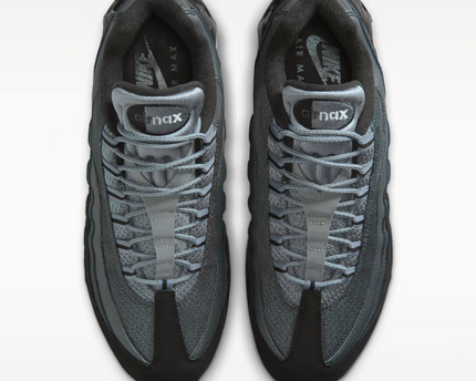 Men's Nike Air Max 95 Black Lime Blast Shoes