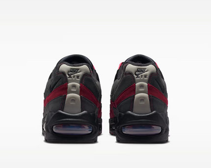 Men's Nike Air Max 95 Black Team Crimson Shoes