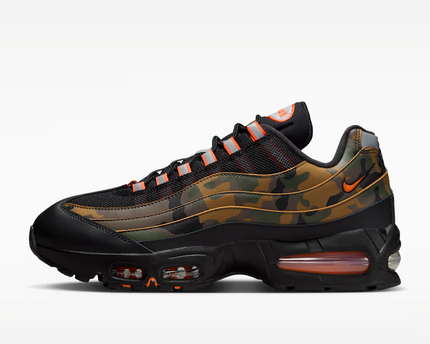 Men's Nike Air Max 95 Golden Beige Safety Orange Shoes