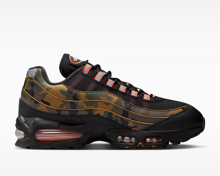 Men's Nike Air Max 95 Golden Beige Safety Orange Shoes