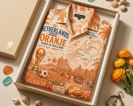 Netherlands Oranje World Cup 2026 Limited Edition Hawaiian Shirt