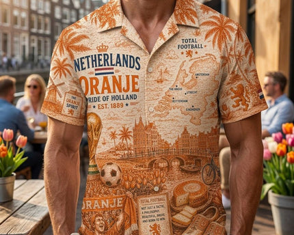 Netherlands Oranje World Cup 2026 Limited Edition Hawaiian Shirt
