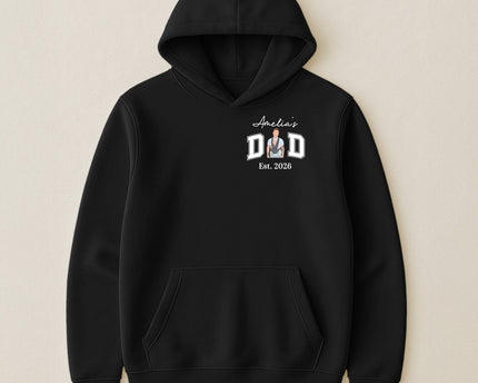 New Dad, Mom, 1st Parents - Custom Name & Photo Faceless Art - Personalized Shirt