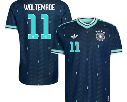 Nick Woltemade Germany National Team World Cup 2026 Away Jersey - Navy