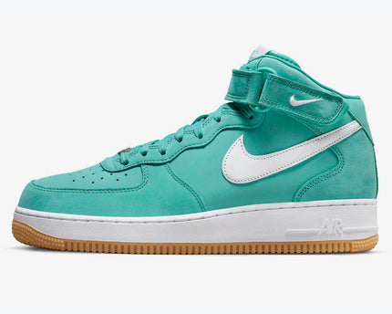 Men's Nike Air Force 1 Mid Washed Teal Shoes