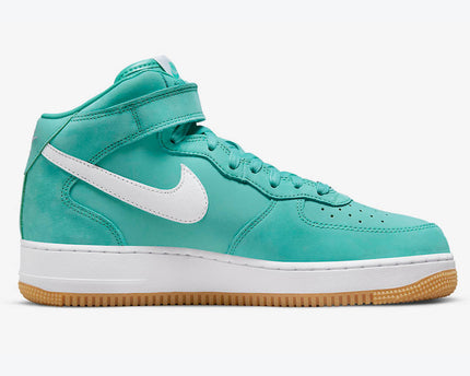Men's Nike Air Force 1 Mid Washed Teal Shoes