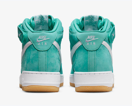 Men's Nike Air Force 1 Mid Washed Teal Shoes