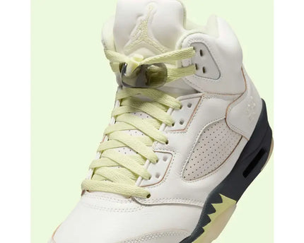Men's Nike Air Jordan 5 Retro Luminous Green Shoes