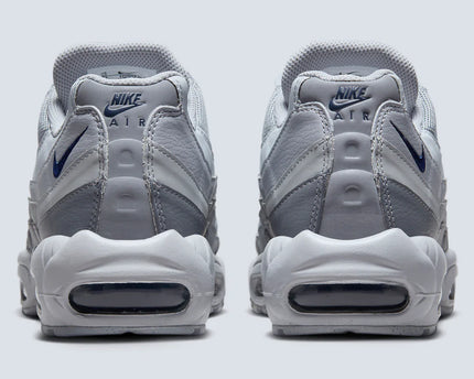 Men's Nike Air Max 95 Grey Midnight Navy Shoes