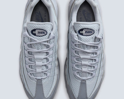 Men's Nike Air Max 95 Grey Midnight Navy Shoes