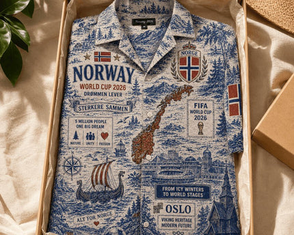 Norway Drømmen Lever World Cup 2026 Limited Edition Hawaiian Shirt