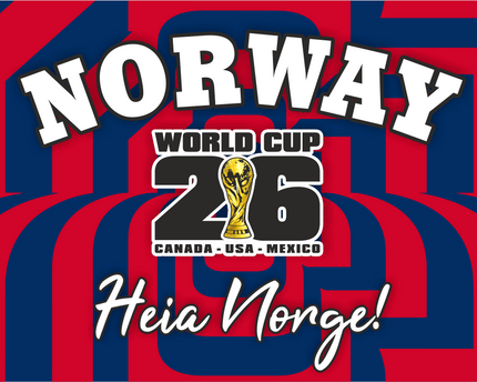 Norway World Cup 2026 Football Supporter Flag