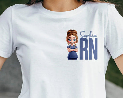 Nurse Life Job Title - Personalized T Shirt