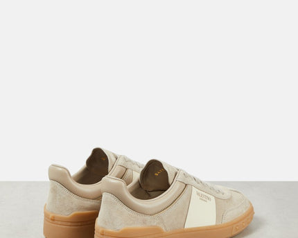 Men's Valentino Garavani Upvillage Low-Top Beige Sneakers
