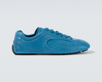 Men's Prada Montecarlo Re-Edition 2005 Leather Blue Sneakers