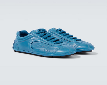 Men's Prada Montecarlo Re-Edition 2005 Leather Blue Sneakers