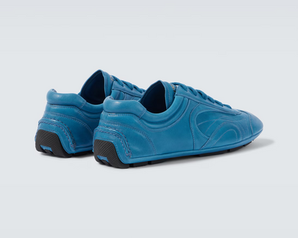 Men's Prada Montecarlo Re-Edition 2005 Leather Blue Sneakers